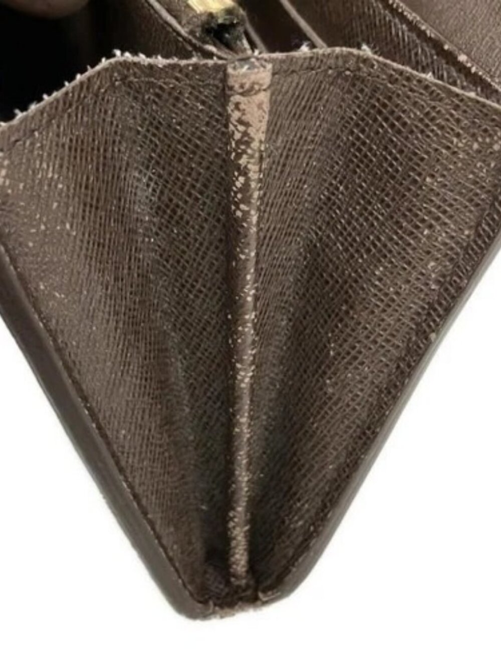 LOUIS VUITTON Portefeuil Sistine N61747 Ebene Damier - CA2150 Long Wallet - Picture 9 of 15